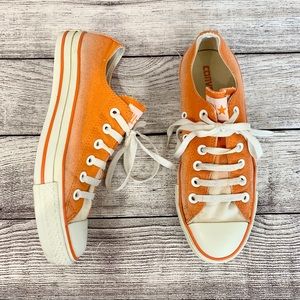 Converse- Orange Creamsicle low tops